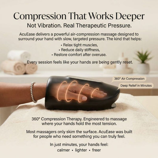 AcuEase Hand & Wrist Massager System